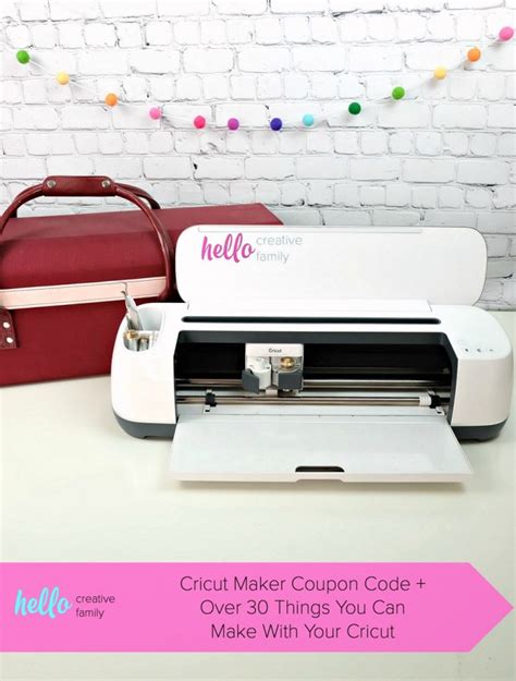 cricut machine coupon code.